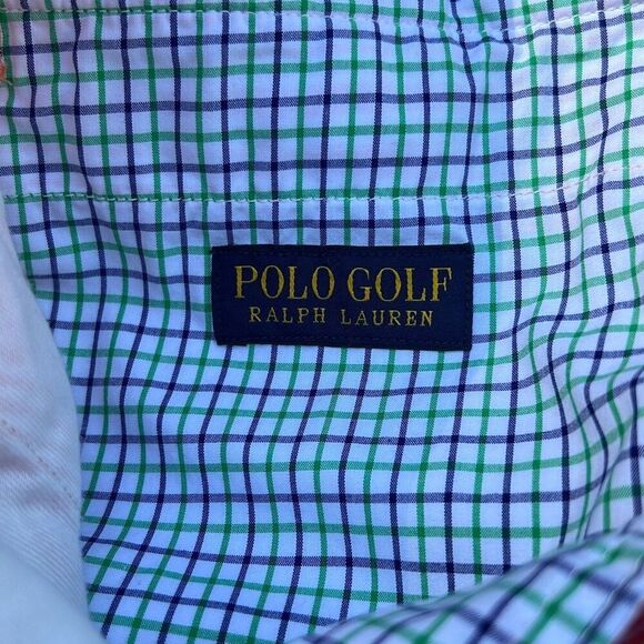 Polo Golf Ralph Lauren Men's Red and White Striped Seersucker Chino Shorts Size - Picture 6 of 7